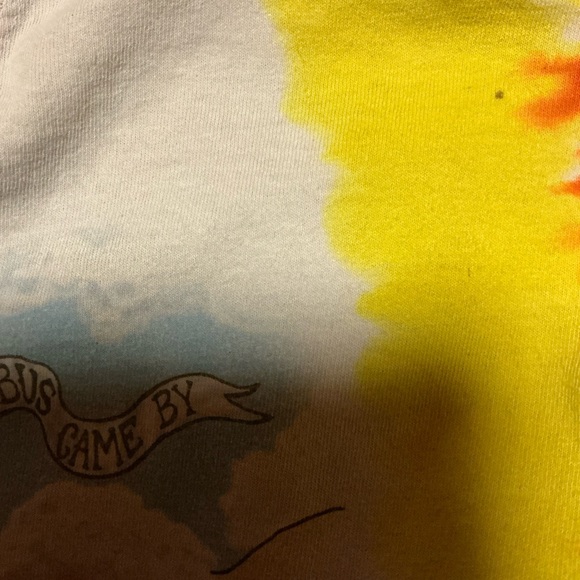 Vintage Y2K Grateful Dead Tie Dye Tour Bus Graphic T-Shirt - Picture 4 of 9